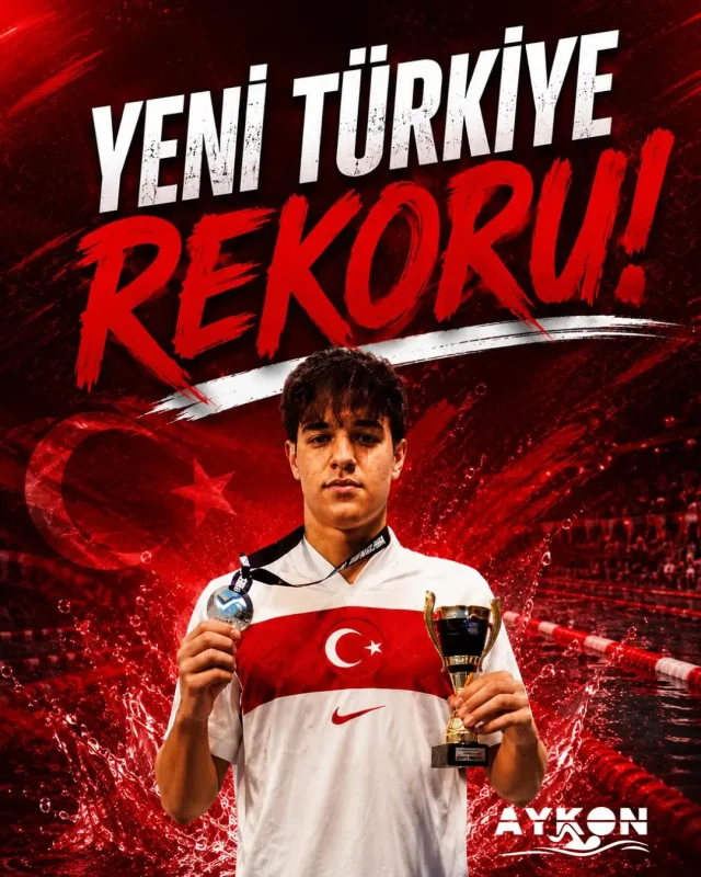 Aykon Akademi Yüzme Kulübü Sporcusu Doruk Yoğurtcuoğlu, Acropolis Swim Open Yüzme Şampiyonası’nda Şampiyon olarak Türkiye Rekoru kırdı.
